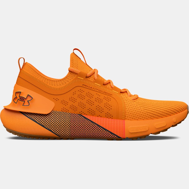 Men's Under Armour HOVR™ Phantom 3 SE Suede Running Shoes Formula Orange / Formula Orange / Black 42.5